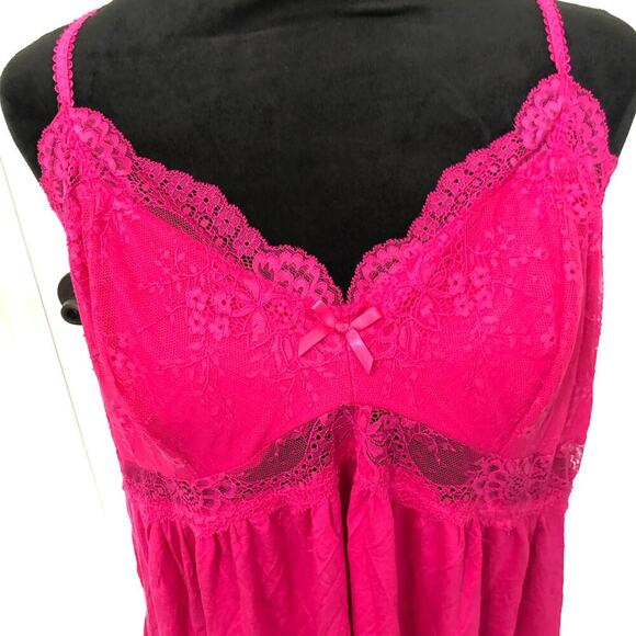 Inc International Concepts Women's Night Gown Lace Lingerie Pink Size‎ XL NWT - Picture 3 of 9